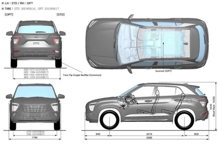 Hyundai Creta N-Line technical details 